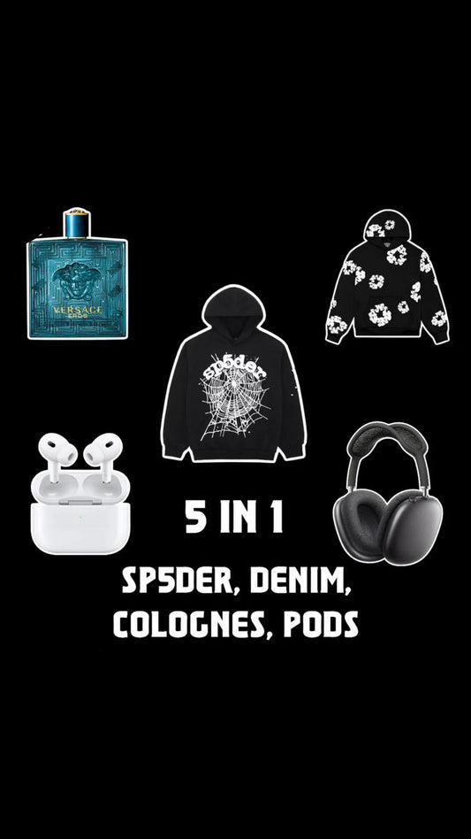 5 IN 1 Spider,Denim,Colognes,Pods